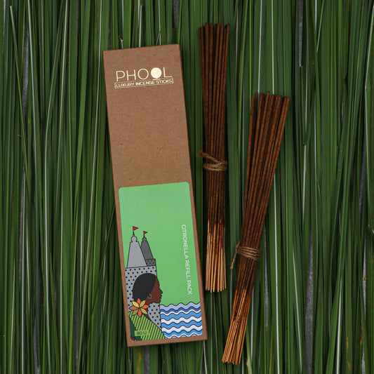 【Phool】 Natural Incense Sticks Refill pack - Citronella｜ナチュラルインセンススティック リフィルパック シトロネラ