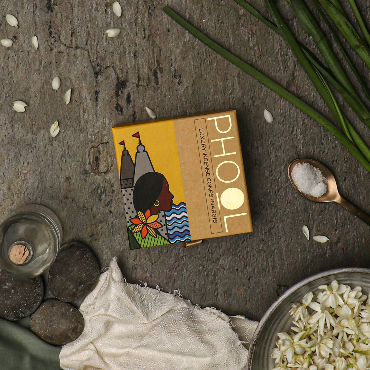 【Phool】 Natural Incense Cones - Nargis｜ナチュラル インセンスコーン ナルギス