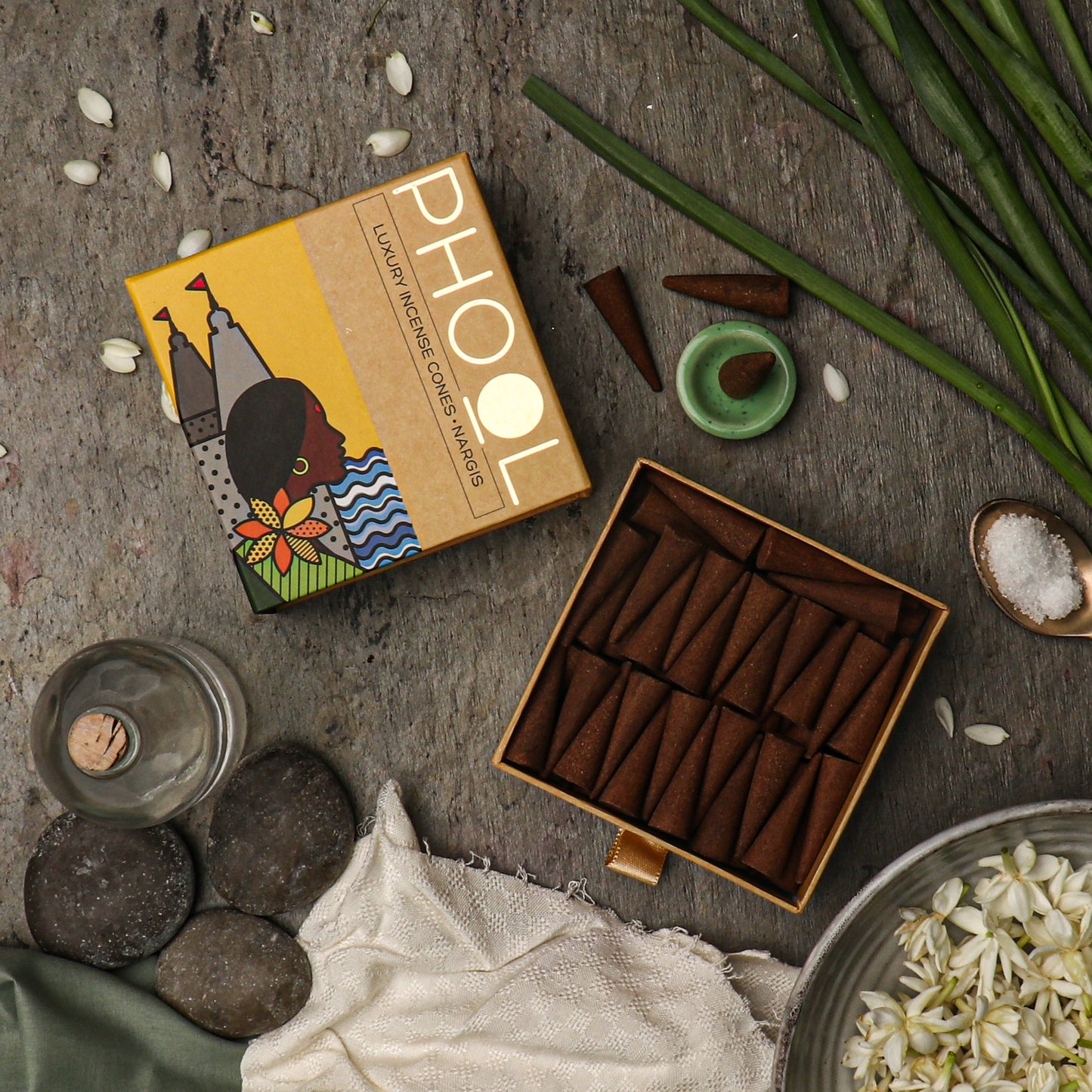 Natural Incense Cones - Nargis