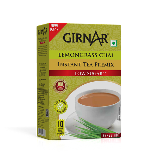 Instant Tea Premix With Lemongrass (Low Sugar) 10 Sachets