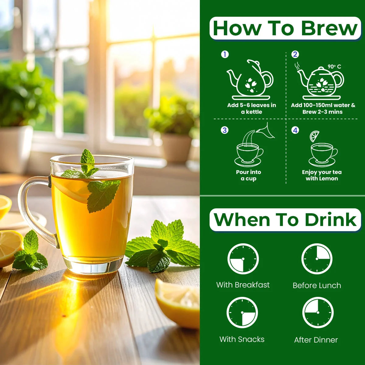 Lemon Balm Herbal Tea- 100g 100G