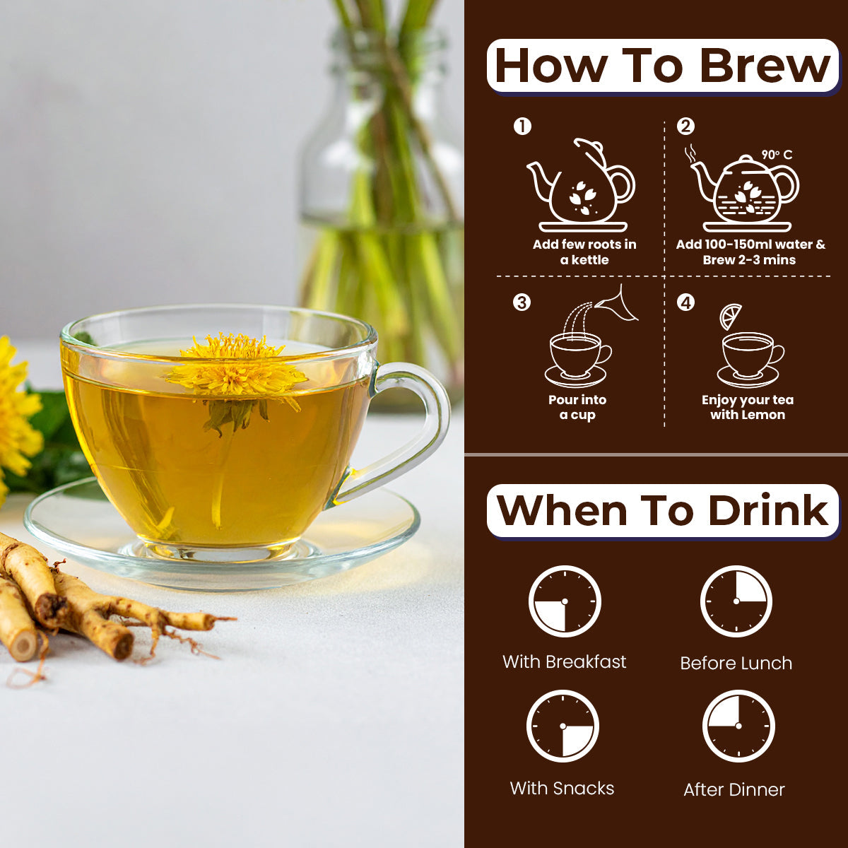 Dandelion Root Herbal Tea - 100g 100G