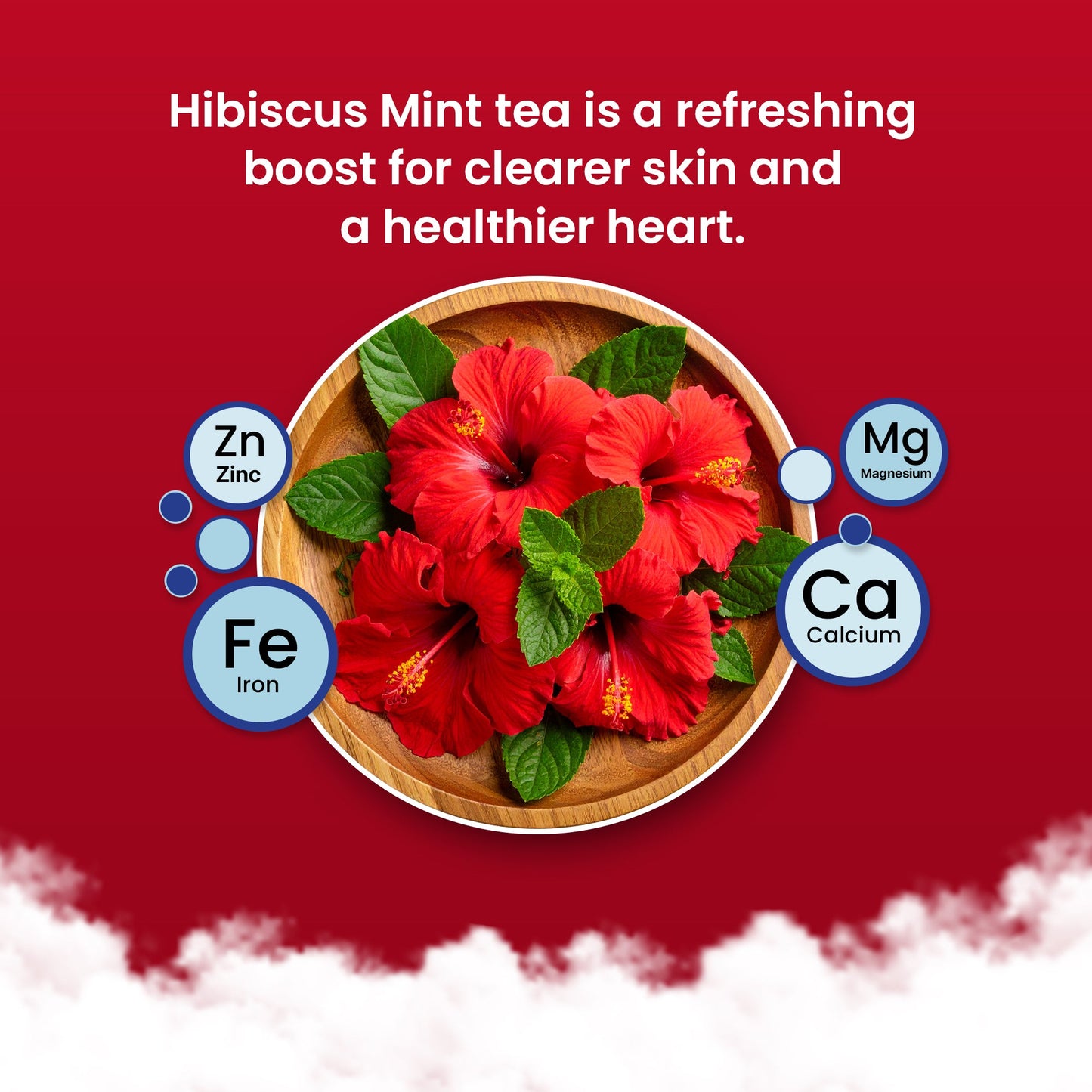 Hibiscus Mint Herbal Tea- 25 sachets