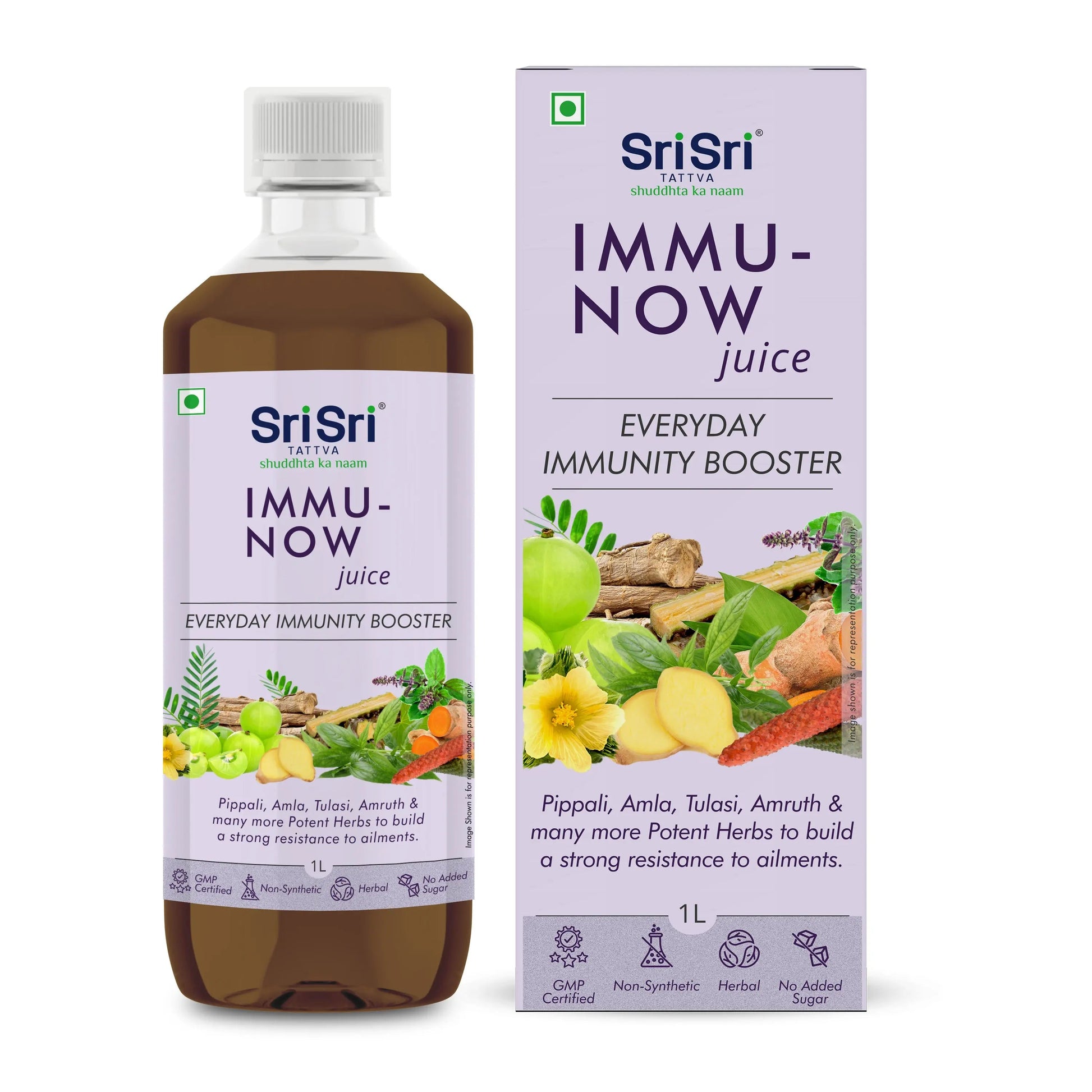【Sri Sri Tattva】 Immu-Now Juice Everyday Immunity Booster｜ イミュナウ ジュース 毎日の免疫ブースター｜ 1L