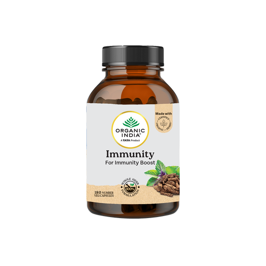 【Organic India】 Immunity Capsules｜イミュニティ カプセル｜180 Capsules