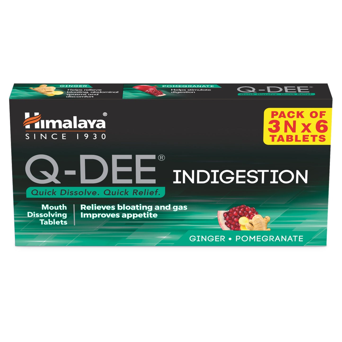 Q-DEE Indigestion 1N X 6 Tablets