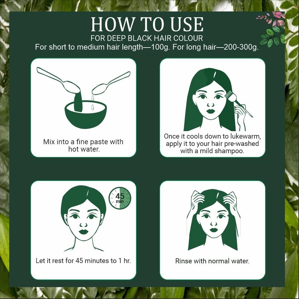 Bio-Organic Indigo Powder for Hair Colour - 400g 400g