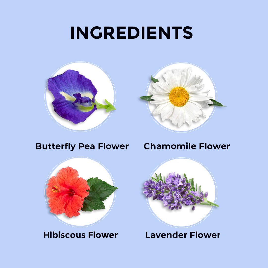 Flower Herbal Tea- Pack Of 4 Pack of 4