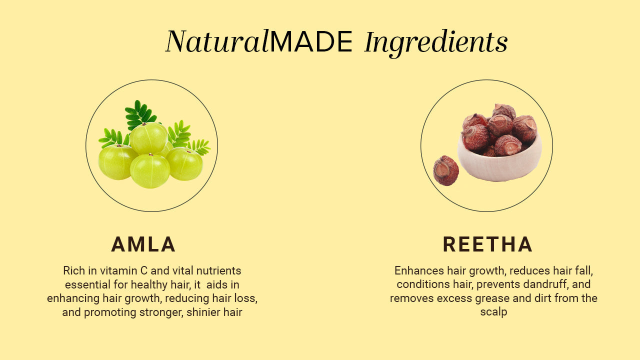 Amla & Reetha Hair Cleanser & Conditioner Combo – Pack of 2 210ml Each