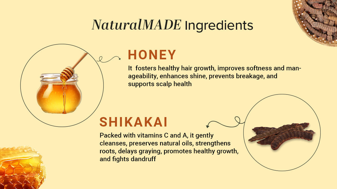 Shikakai & Honey Hair Conditioner SLS & Paraben Free 210ml