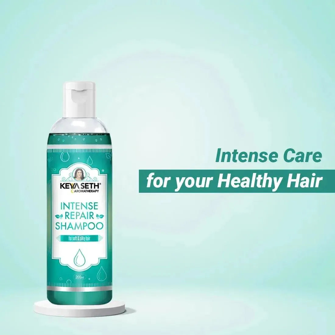 Intense Repair Shampoo for Dry Damaged Hair- Softens, Nourishes & Strengthens Hair with Pro -Vitamin B5 & Geranium Oil 200ml x 3