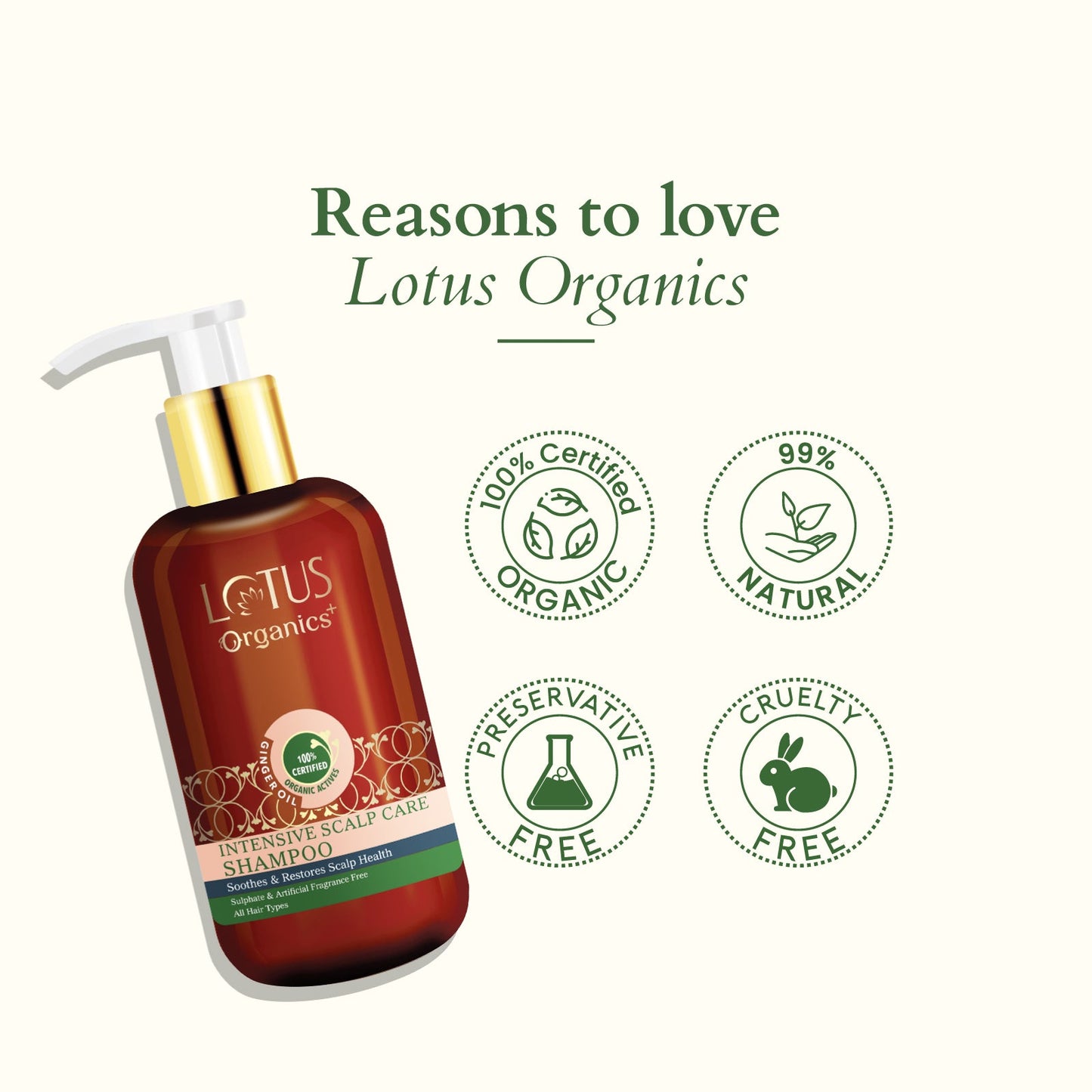Organics+ Intensive Scalp Care Shampoo 