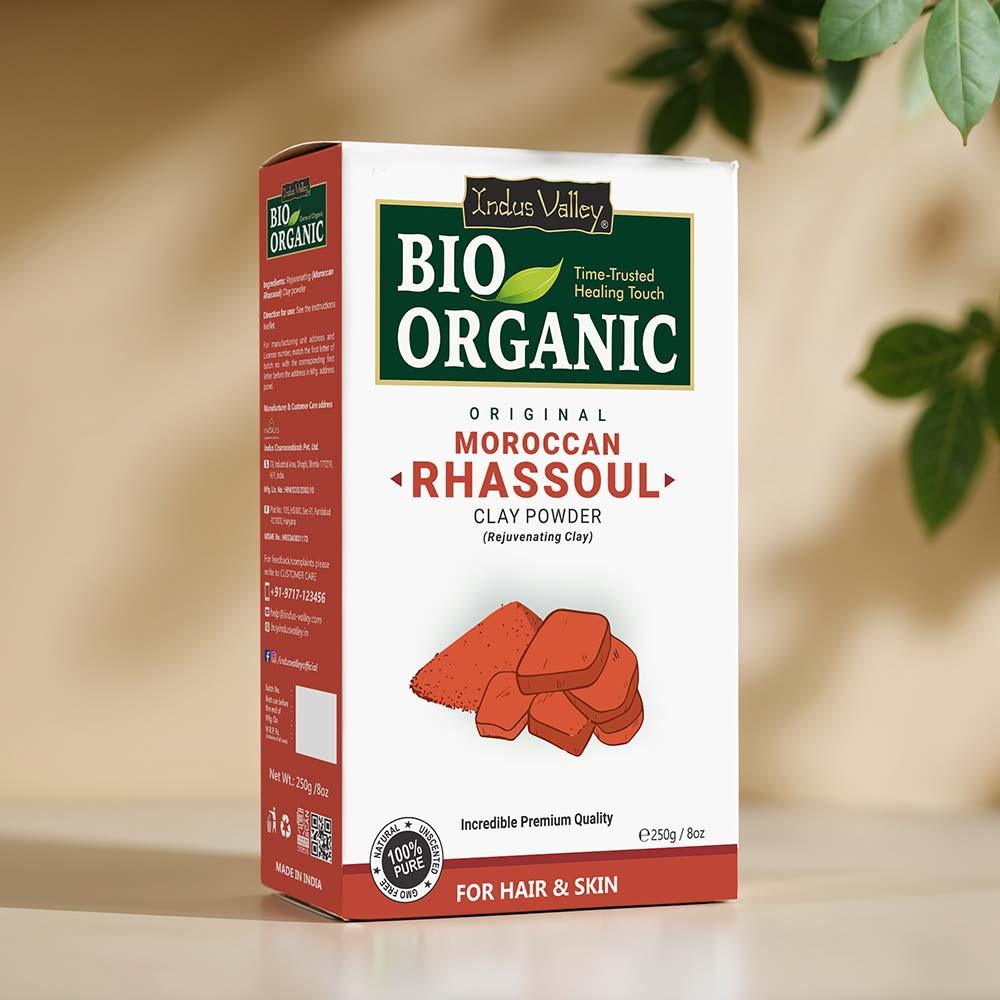 Bio Organic Moroccan Rhassoul Clay Powder - 250gm 250g