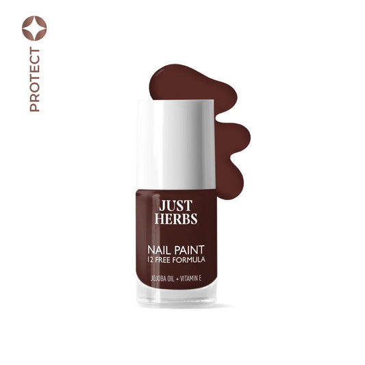 【Just Herbs】 Nail Paints | 12-Free Formula 06 Velvet Vixen