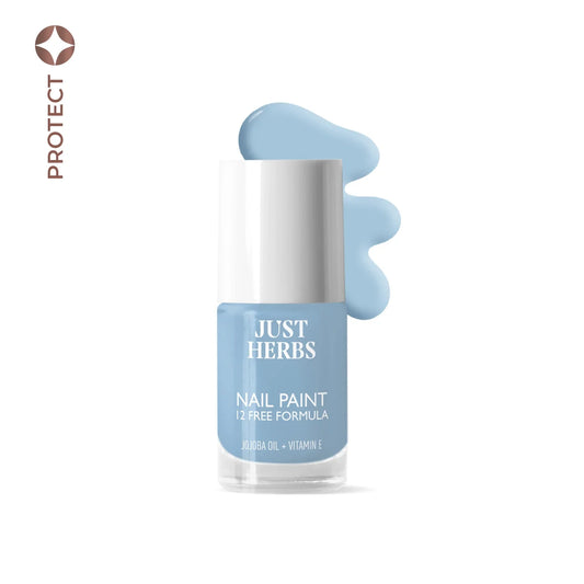 【Just Herbs】 Nail Paints | 12-Free Formula 15 Ocean Breeze