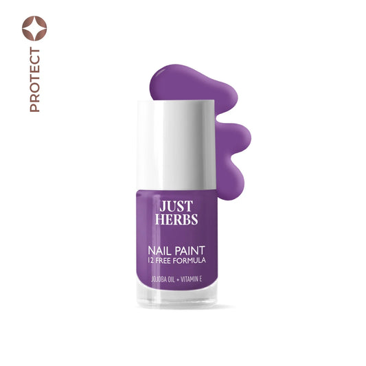 【Just Herbs】 Nail Paints | 12-Free Formula 18 Lavender Fields