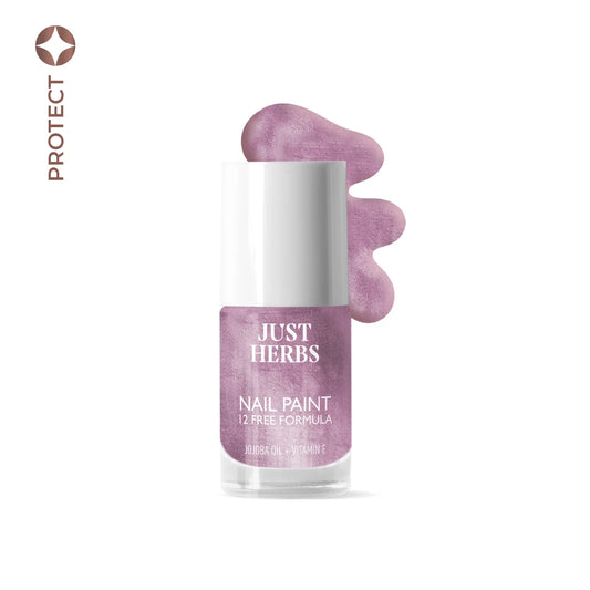 【Just Herbs】 Nail Paints | 12-Free Formula 23 Gleaming Orchid