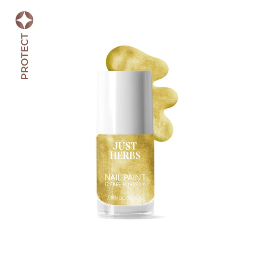 【Just Herbs】 Nail Paints | 12-Free Formula 26 Champagne Pop