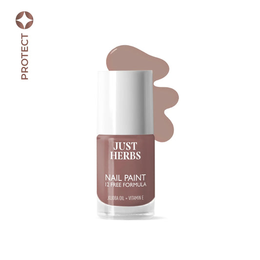 【Just Herbs】 Nail Paints | 12-Free Formula 41 Pecan Purity