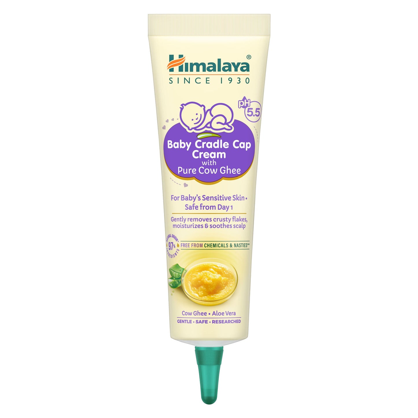 Himalaya Baby Cradle Cap Cream with Pure Cow Ghee 30ml