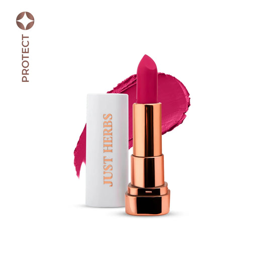 【Just Herbs】 Long Stay Relaxed Matte Bullet Lipstick 04 Blush Pink