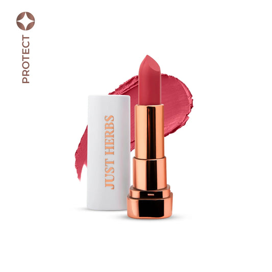 【Just Herbs】 Long Stay Relaxed Matte Bullet Lipstick 15 Coral Fusion