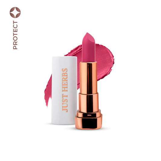 【Just Herbs】 Long Stay Relaxed Matte Bullet Lipstick 16 Peachy Pink