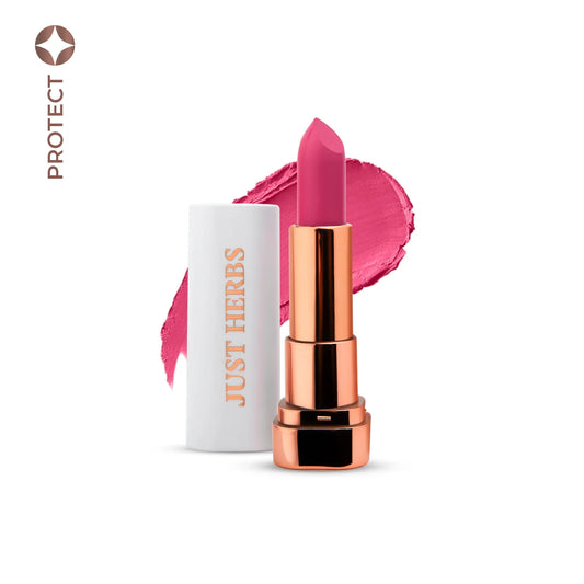 【Just Herbs】 Long Stay Relaxed Matte Bullet Lipstick 18 Bubbly Pink