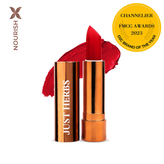 【Just Herbs】 Long Stay Ultra Matte Lipstick with Shea Butter and Jojoba Oil 22 Sweet Sangria