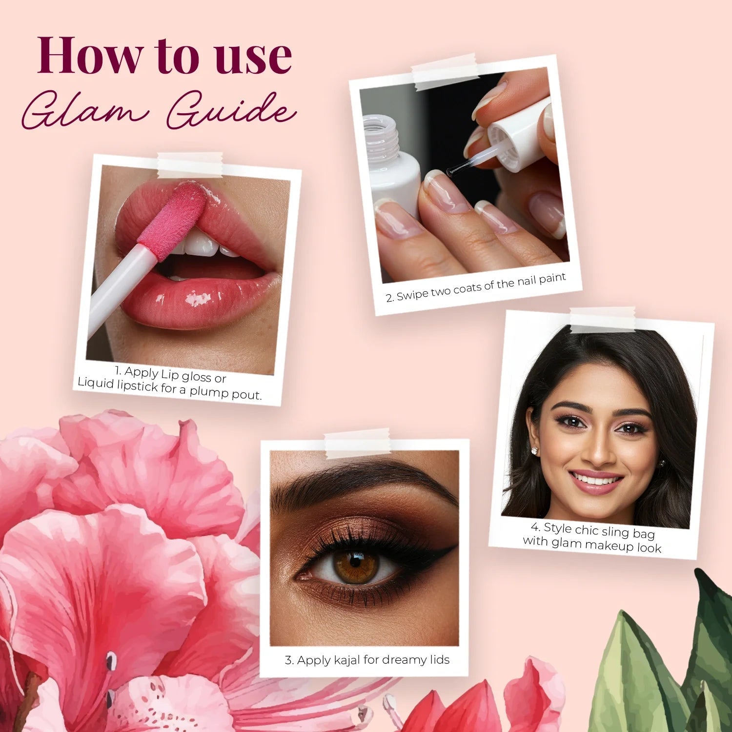 Just Herbs Naturally Chic Makeup Hamper | For Her | Makeup Gift Kit