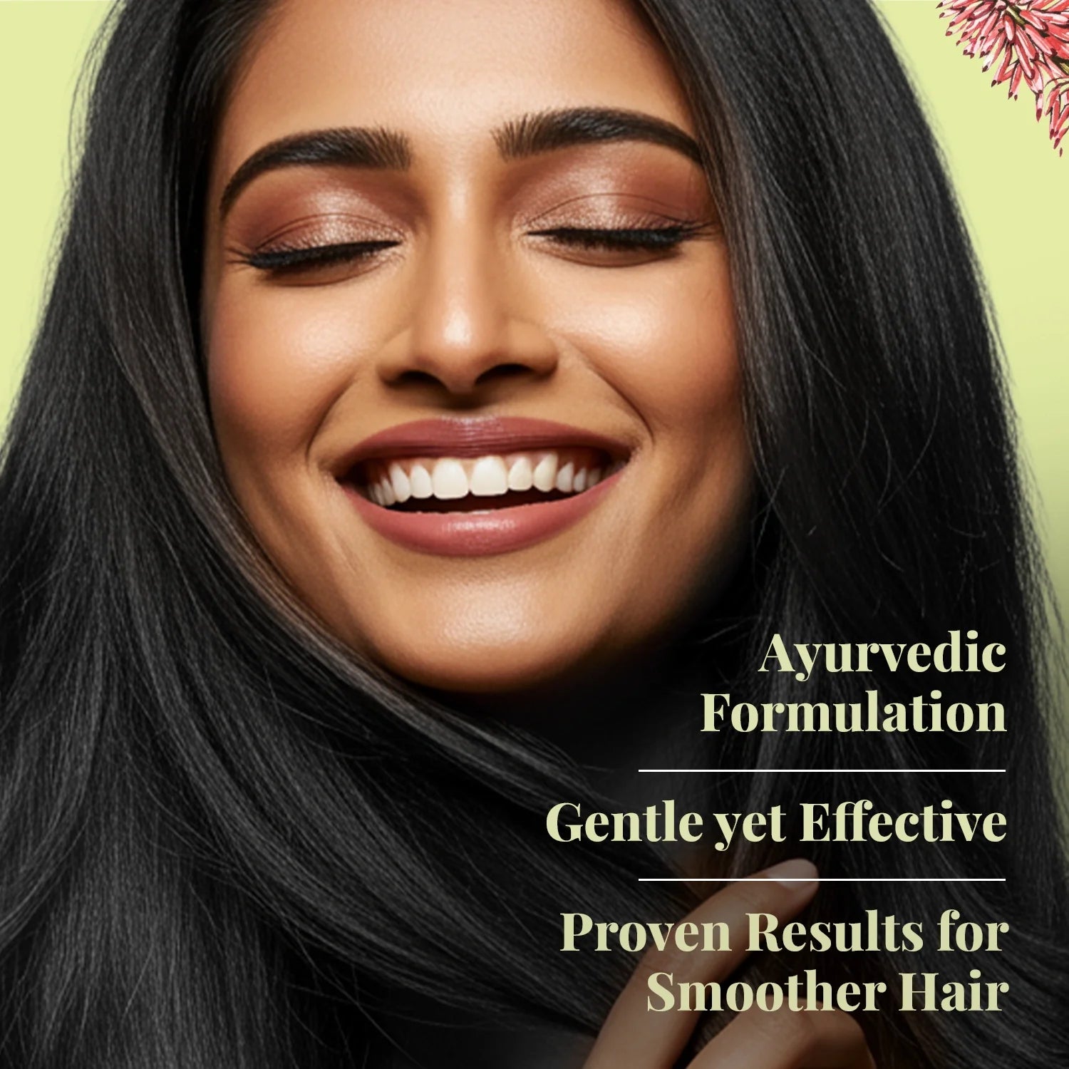 Smooth & Shine Shampoo for Dry and Frizzy Hair| Aloe Vera, Almond, Rice Protein & 12 Herbs 200ml