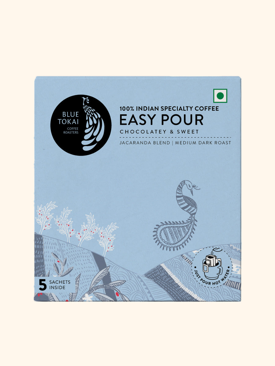 Jacaranda Blend Medium Dark Roast Easy Pour Pack of 10