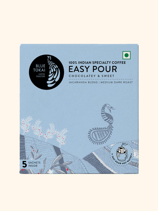 Jacaranda Blend Medium Dark Roast Easy Pour Pack of 10