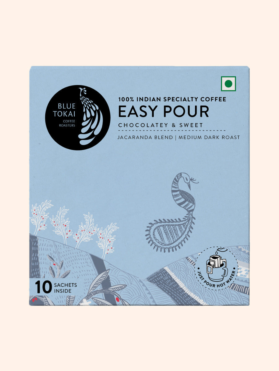 Jacaranda Blend Medium Dark Roast Easy Pour Pack of 10