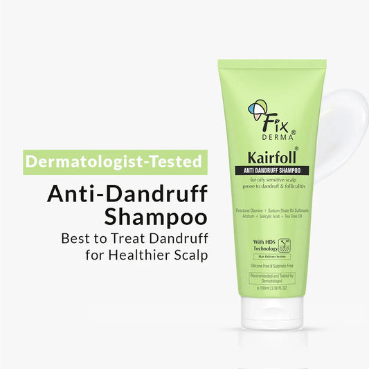 【Fixderma】 Kairfoll Anti Dandruff Shampoo｜ケアフォール フケケア シャンプー｜100ml