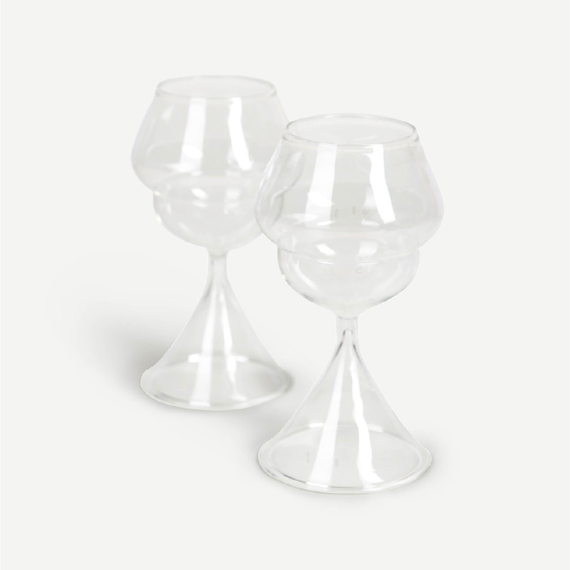 APRICUS GLASSES (SET OF 2) 10.3(長さ) x 10.3(幅) x 19.9(高さ); 直径: 10.3