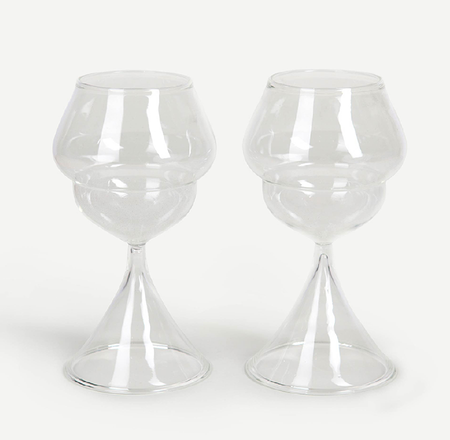 APRICUS GLASSES (SET OF 2) 10.3(長さ) x 10.3(幅) x 19.9(高さ); 直径: 10.3