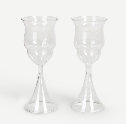 APRICO GLASSES (SET OF 2) 10(長さ) x 10(幅) x 23.6(高さ); 直径: 10