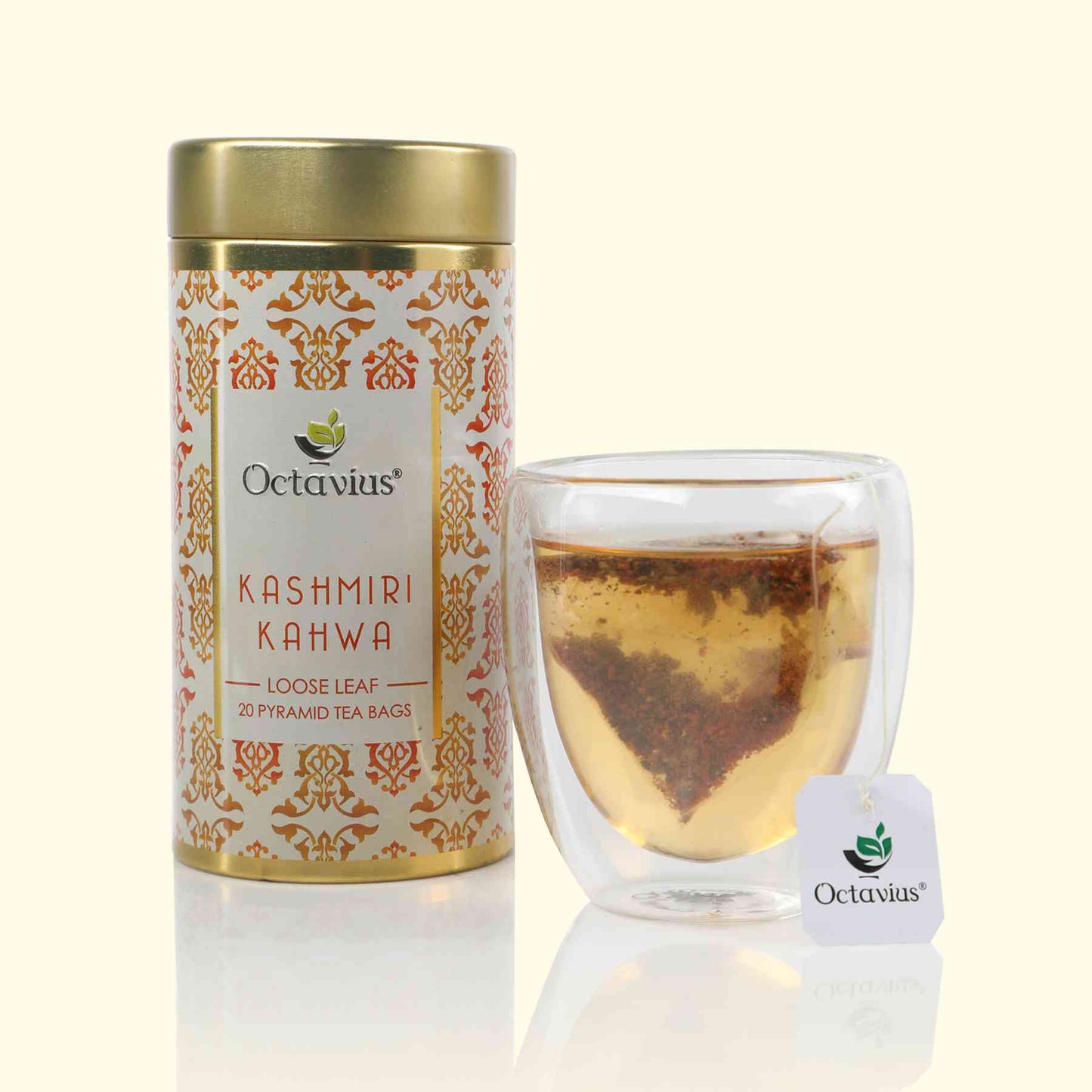 Kashmiri Kahwa Green Tea (20 Pyramid Tea Bags) 20 Pyramid