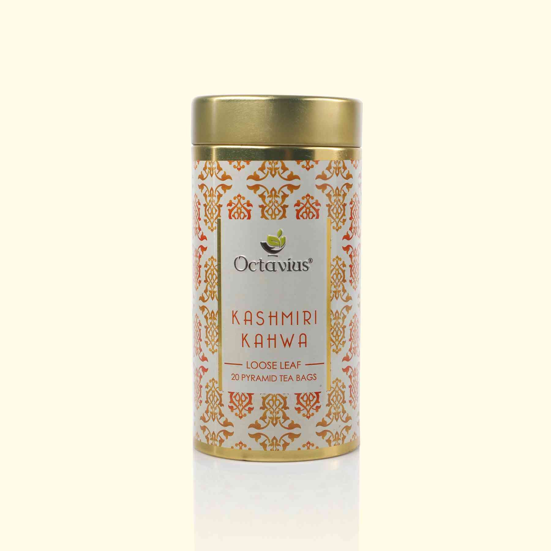 Kashmiri Kahwa Green Tea (20 Pyramid Tea Bags) 20 Pyramid