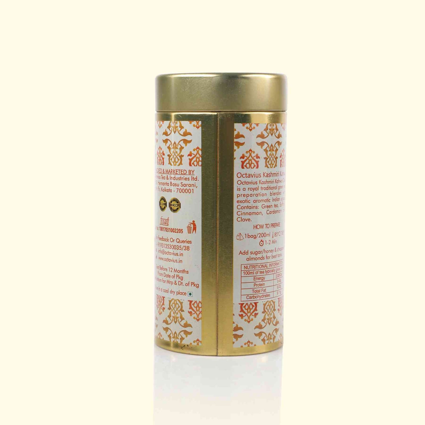 Kashmiri Kahwa Green Tea (20 Pyramid Tea Bags) 20 Pyramid