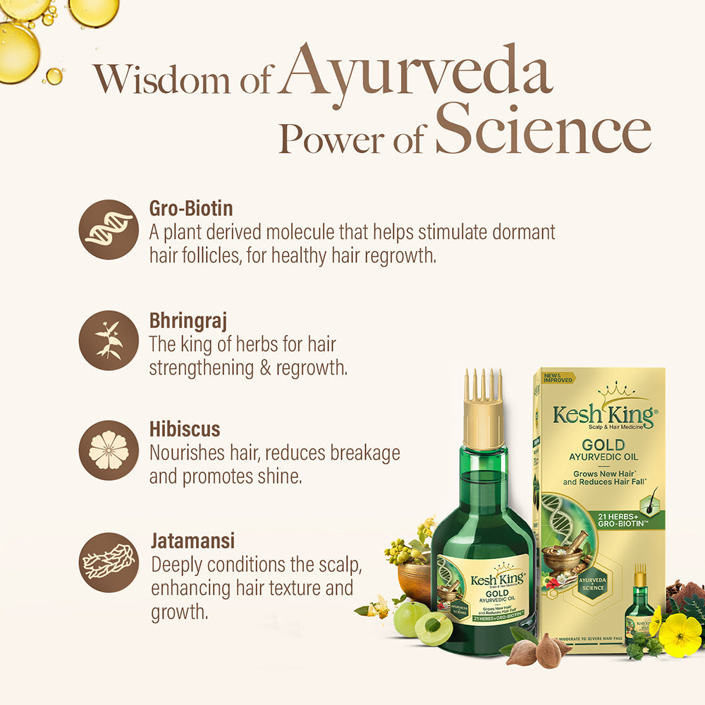 Kesh King Gold Ayurvedic Oil 300ml