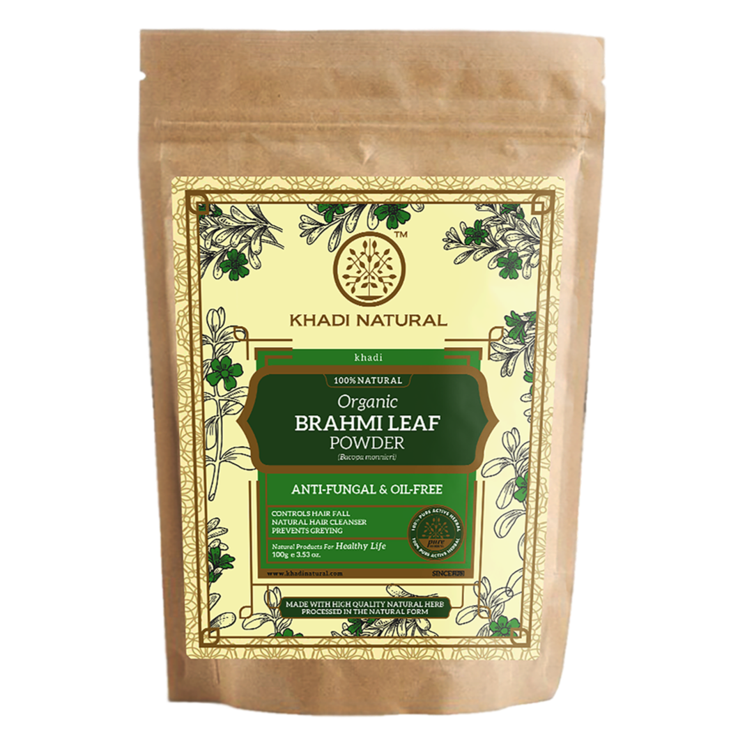Organic Brahmi Leaf Powder For Hair Care - 100% Natural 100gm