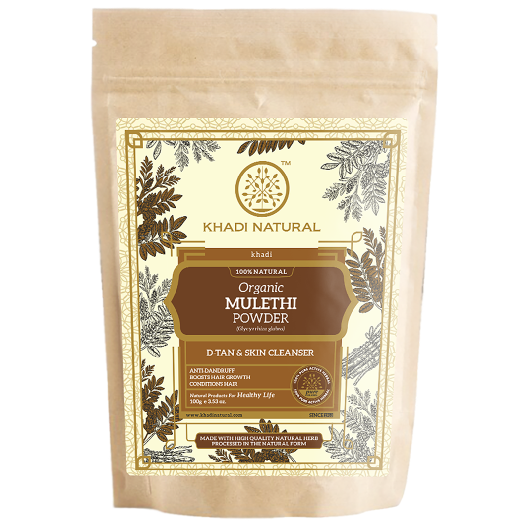 Organic Mulethi Powder For Hair - 100% Natural 100gm