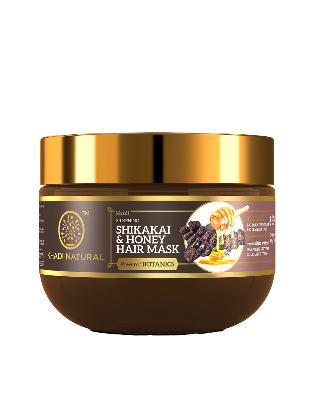 Shikakai & Honey Hair Mask - Powered Botanics 200gm
