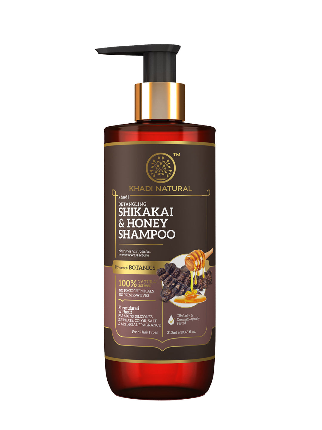 Shikakai & Honey Shampoo - Powered Botanics 310ml