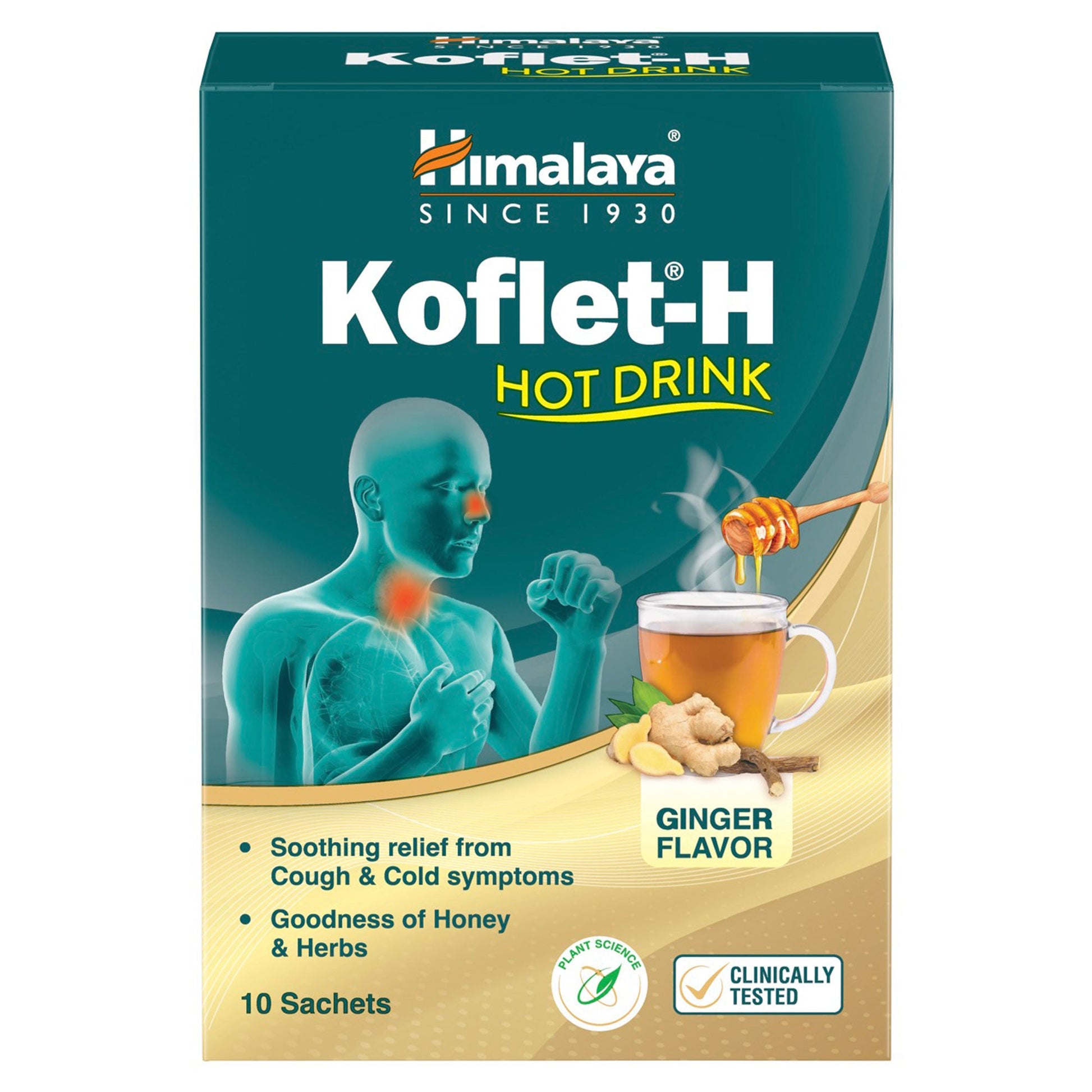 Himalaya Koflet-H Hot Drink (Ginger Flavor) - 10s
