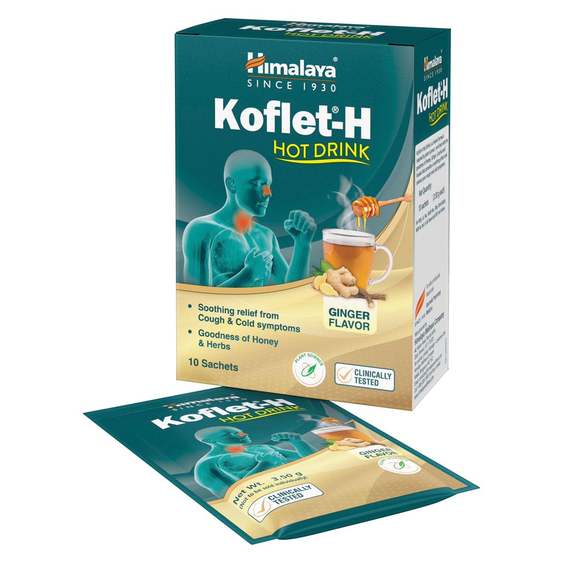 Himalaya Koflet-H Hot Drink (Ginger Flavor) - 10s