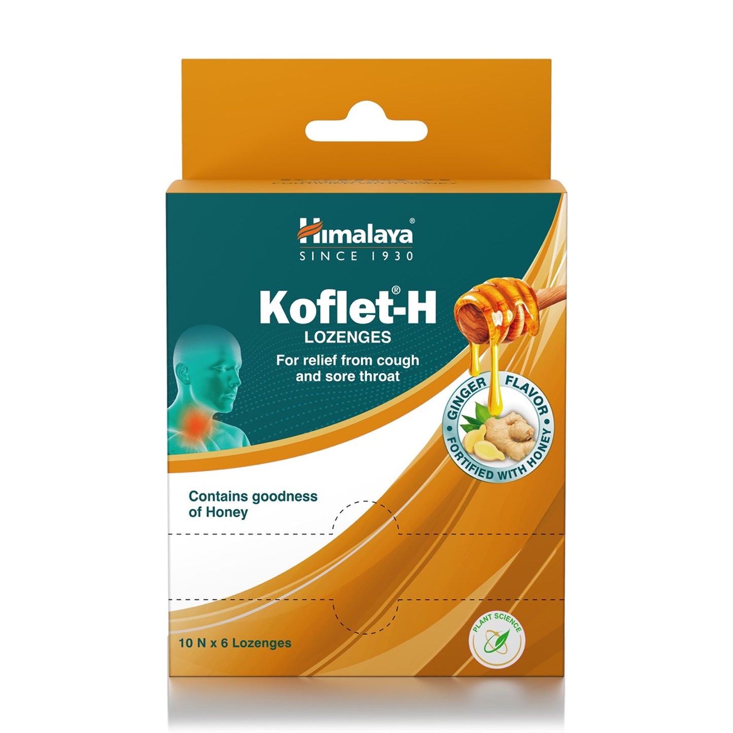 Koflet-H Lozenges 10N x 6's (Ginger Flavour)