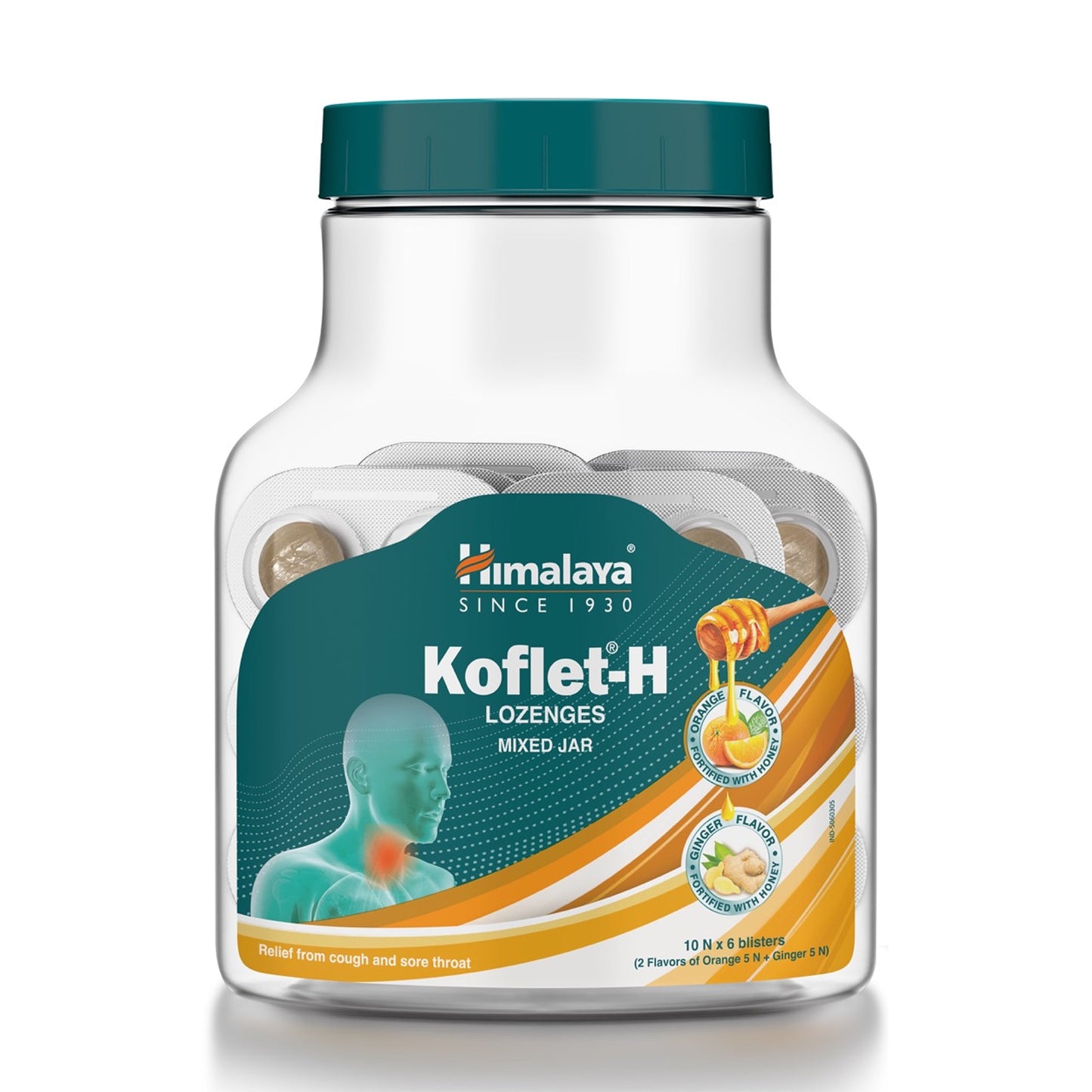 Koflet-H Lozenges 10N x 6's (Orange Flavour)
